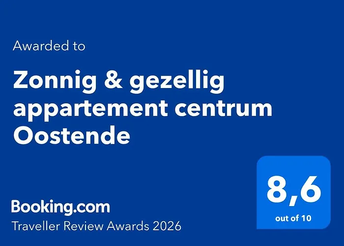 Zonnig & Gezellig Centrum Lägenhet Oostende